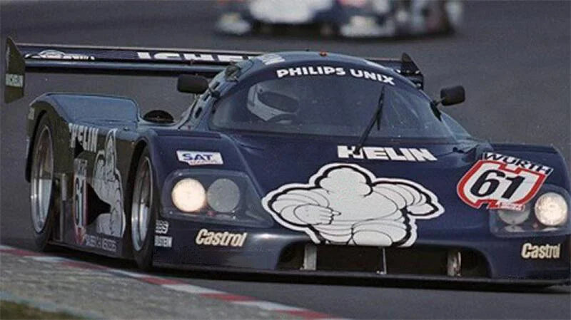 PreSale TPC x YS YONGSHENG 1:64 Sauber C9 1988 Le Mans Black / Blue Collection Miniature DieCast Model Car