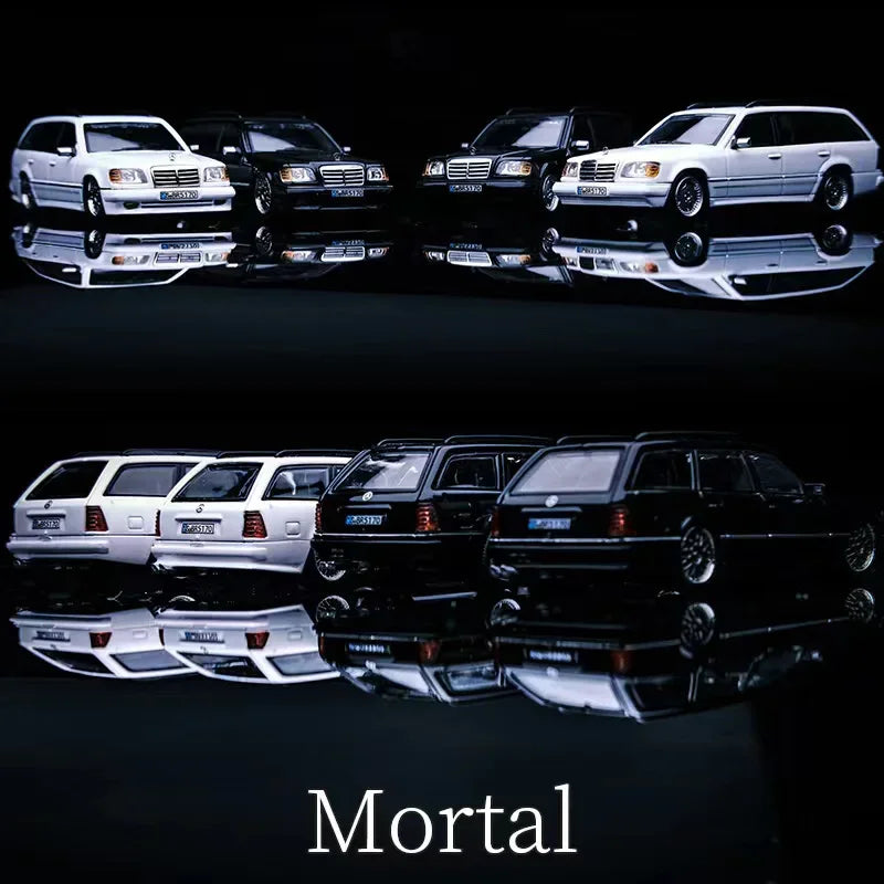 Mortal 1:64 MB S124 / Lowride with BBS wheels Diecast Model Car