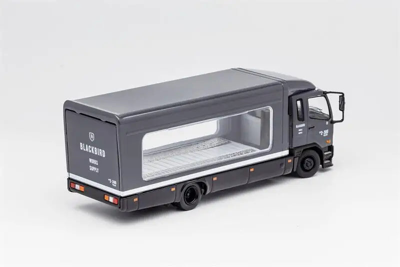 GCD 1:64 Fuso Fighter Mk2 FK 2017 Outriggers Raised Transparent Truck Diecast Model Car