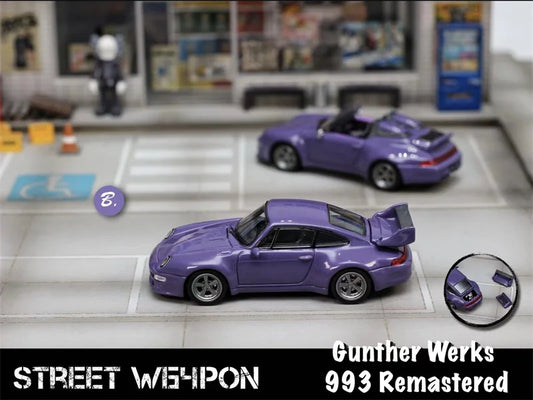 SW 1:64 GW Gunther Werks 991 Remastered Limited 500 Diecast Model Car