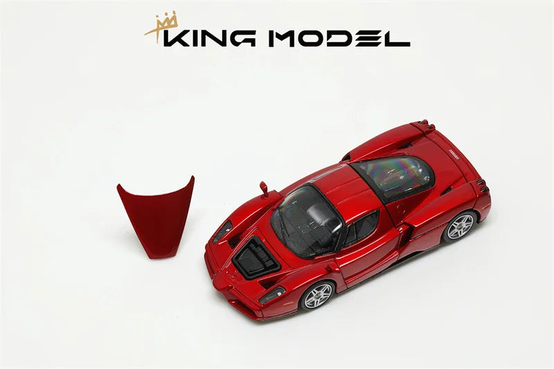 [PreSale] King Model 1:64 Enzo Metallic red Limited1999 Diecast Model Car