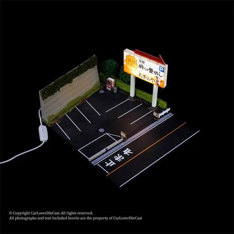 G-Fans 1:64 Initial D parking lot Diorama