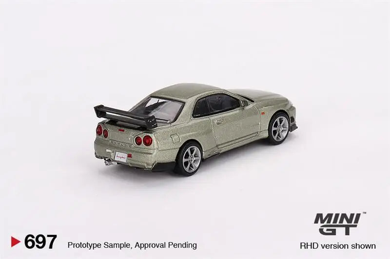 MINI GT 1:64 Nissan Skyline GTR R34 Tommykaira R-z Millenium Jade LHD Diecast Model Car