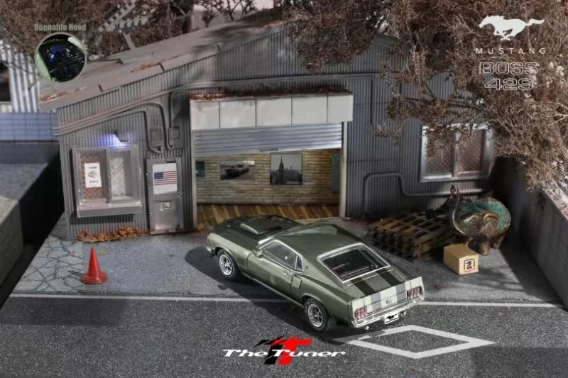 [PreSale]  The Tuner 1:64 Mustang Boss 429  1969 7.0L V8 Diecast Model Car