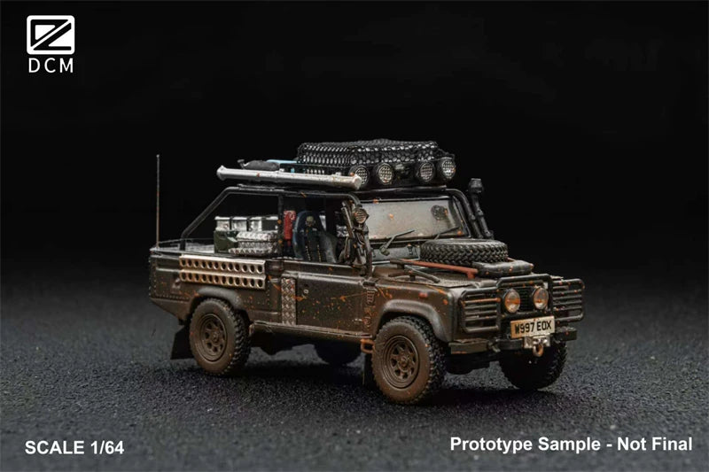 DCM 1:64 Defender muddy version Diecast Model Car