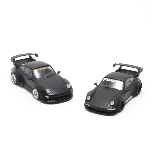 Decode 1:64 RWB Rauh-Welt black matt Diecast Model Car