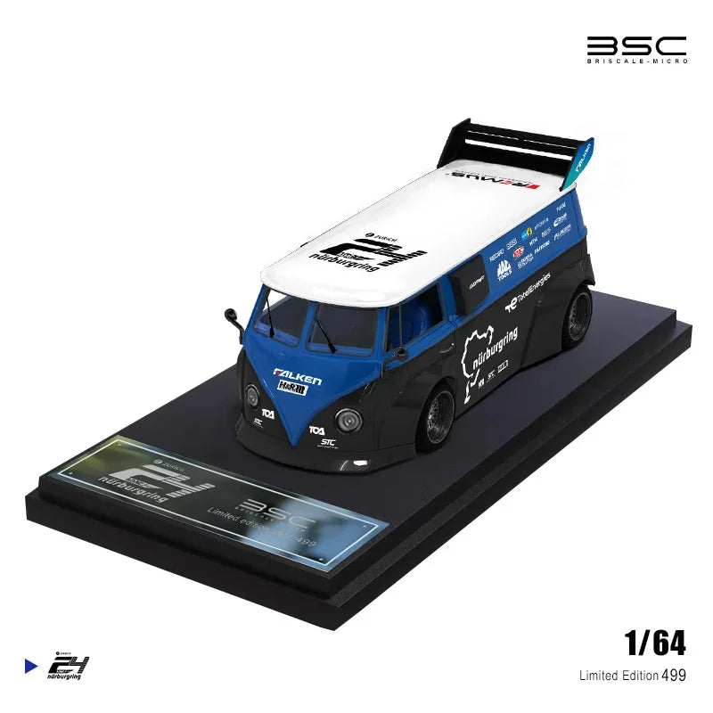 BSC 1:64 STI T1 Wrangler Figures set Trailer set limited499 Diecast Model Car