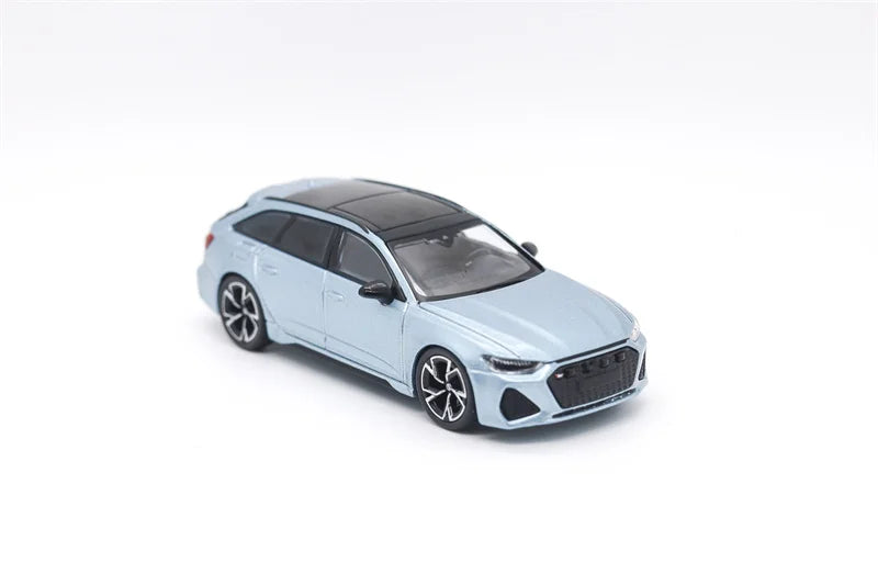 MASDI 1:64 RS6 Avant Ice  Blue Diecast Model Car