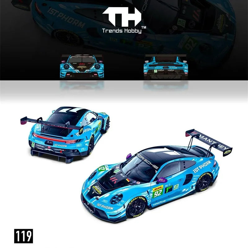 [PreSale] Trends Hobby TH 1:64 Porsche GT3 R LeMans 24H Spyder Huracan GT3 EVO2 China GT 2026 Absolute Racing Diecast Model Car