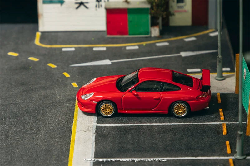 Tarmac Works 1:64  GR Corolla HKS GT3 996 Red Lancer GSR IV Monte-Carlo 1997 #1 Fuso Canter Integra DC5 Model Car