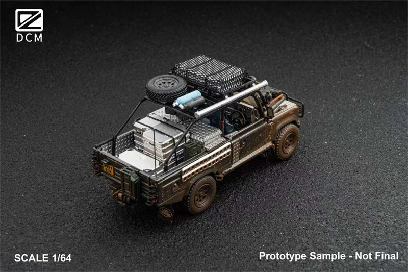 DCM 1:64 Defender muddy version Diecast Model Car