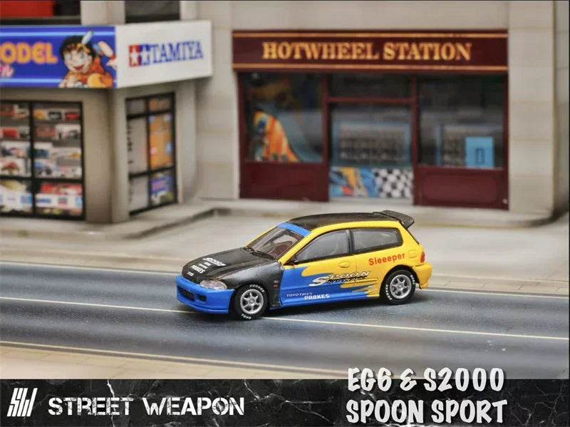 SW 1:64 EG6 / S2000 SPOON Limited499 Die-Cast Car Model Collection Miniature