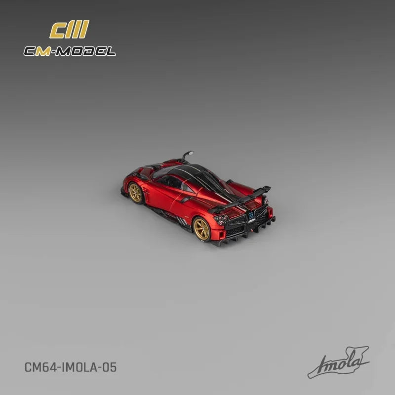 PreSale CM MODEL 1:64 Pagani Imola Metallic Red Collection Miniature DieCast Model Car