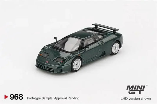 MINI GT 1:64 EB110 GT Verde Scuro LHD Diecast Model Car