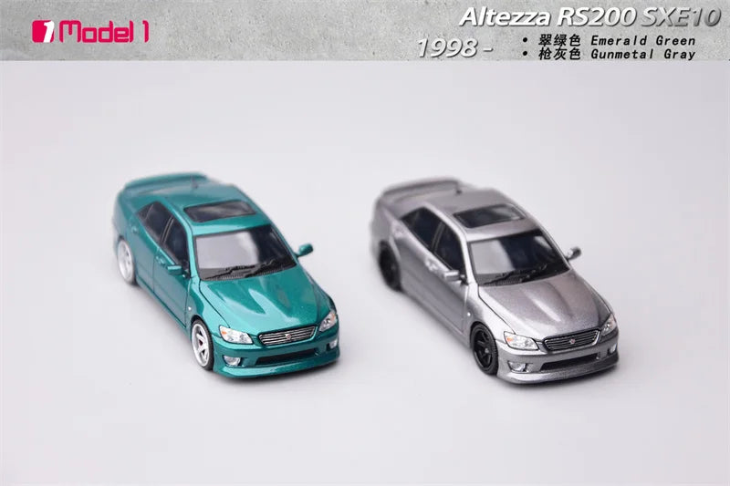 Model One 1:64 SXE10 RS200 Altezza Die-Cast Car Model Miniature Gifts