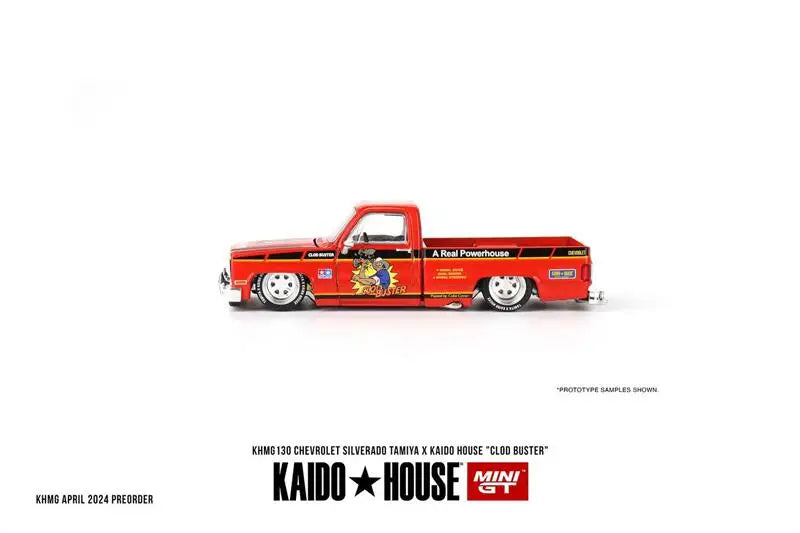 Kaido House x MINI GT 1:64 CHEVROLET SILVERADO TAMIYA X KAIDO HOUSE “CLOD BUSTER” Diecast Model Car