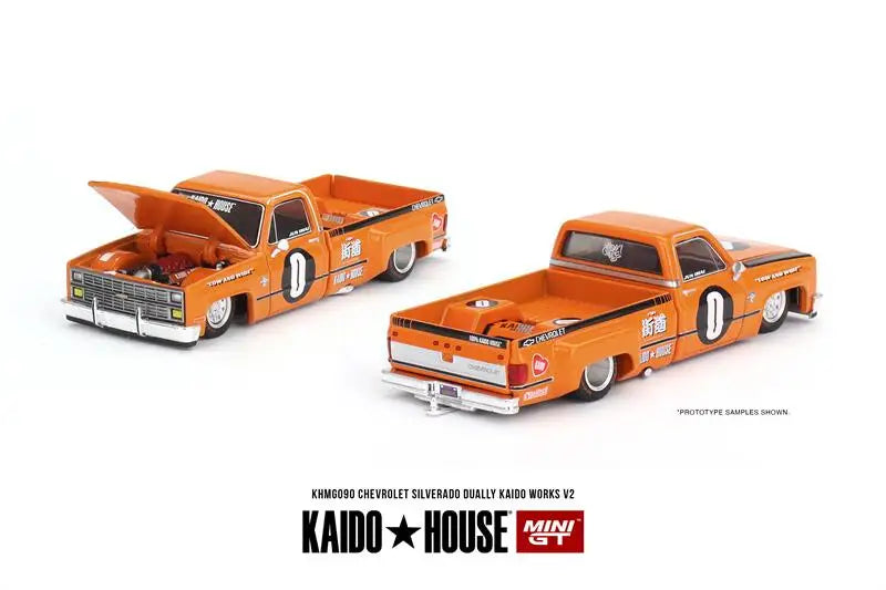 **Pre-Order**Kaido House x MINI GT 1:64 Chevrolet Silverado Dually / NSX / Datsun 510 Kaido WORKS Diecast Model Car