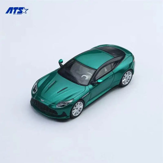 ATS 1:64 AM SportCar DB12 Metallic Green Diecast Model Car