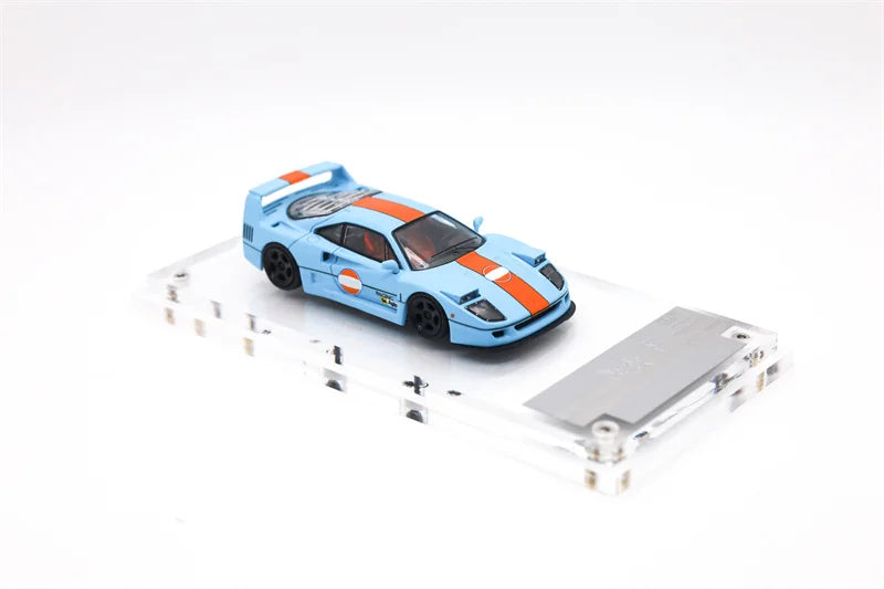 Findclassically 1:64 F40 Blue limited500 Diecast Model Car