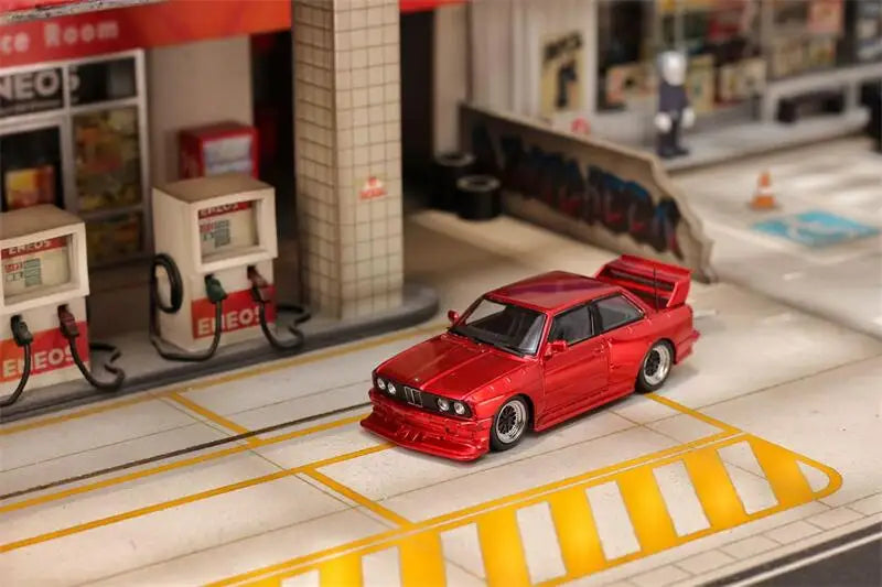 SW 1:64 Black White Red E30 M3 LTO Diecast Model Car