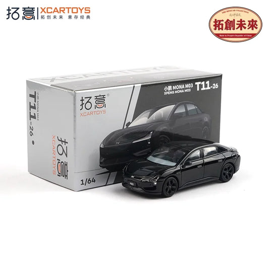 Xcartoys 1:64 XPeng M03 Black T11-26 Diecast Model Car