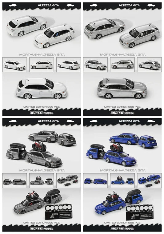 Mortal 1:64 ALTEZZA GITA ELIXIR Die-Cast Car Model Collection Miniature