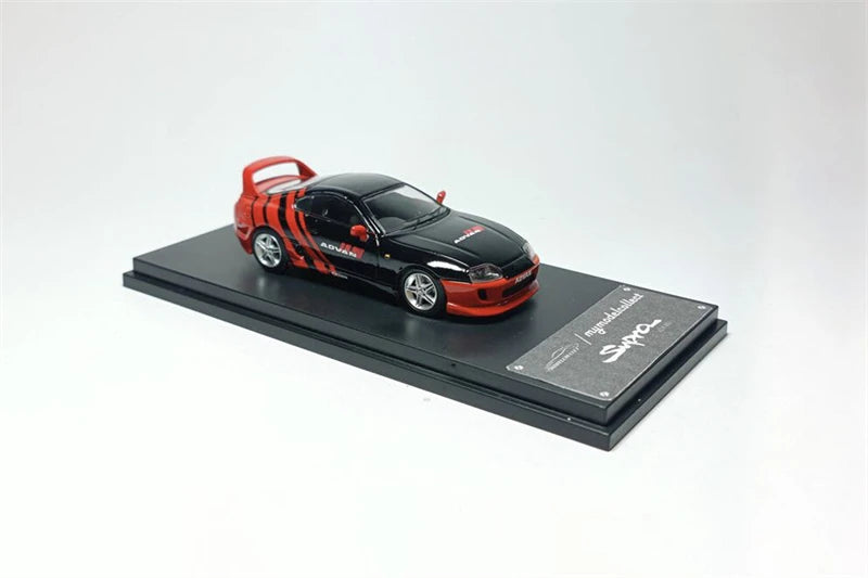 Model Collect MC 1:64 Supra RZ Mk4 A80 (JZA80) Bomex V1 Advan / White limited300 Diecast Model Car