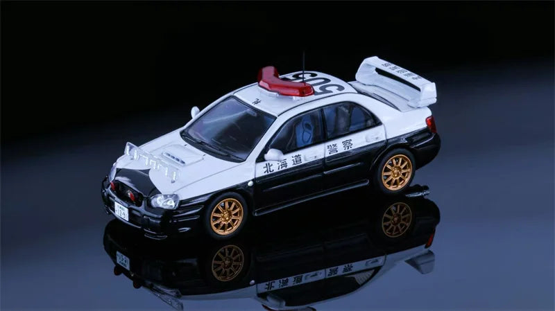 Rollin 1:64 Impreza Japanese police Diecast Model Car
