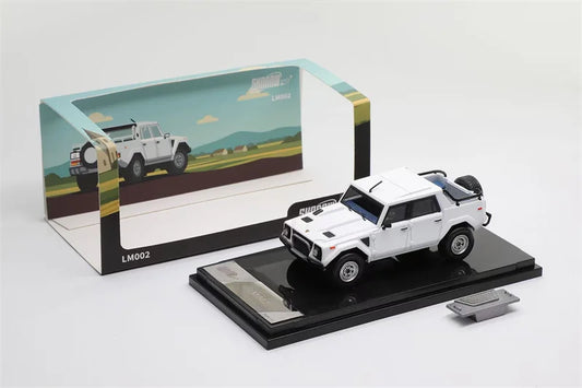 SHADOW PRO 1:64 LM002 SUV LHD Peral White (504) Diecast Model Car