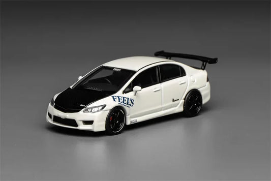 PreSale MOTORHELIX 1:64 Civic TYPE R FD2 FEEL'S Livery Diecast Collector's Vehicle Model Car M65441 for hobbyists