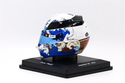 Spark 1:5 Oscar Piastri Japanese GP 2025 helmet Model Miniature Gifts