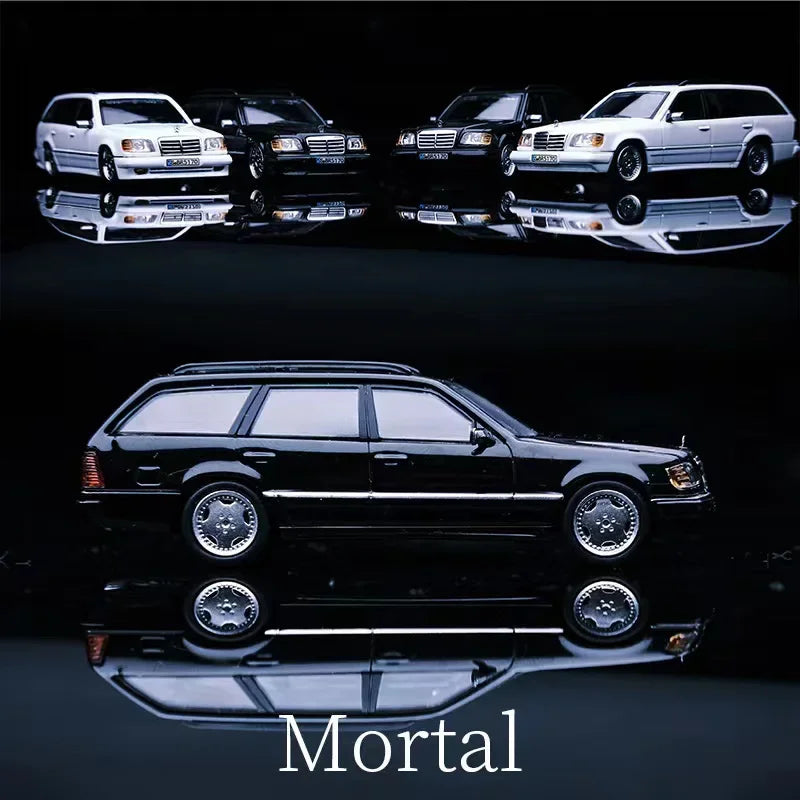 Mortal 1:64 MB S124 / Lowride with BBS wheels Diecast Model Car