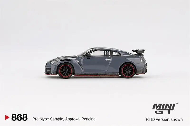 **Pre-Order** MINI GT 1:64 GTR Nismo 2024 NISMO Stealth Gray LHD Diecast Model Car