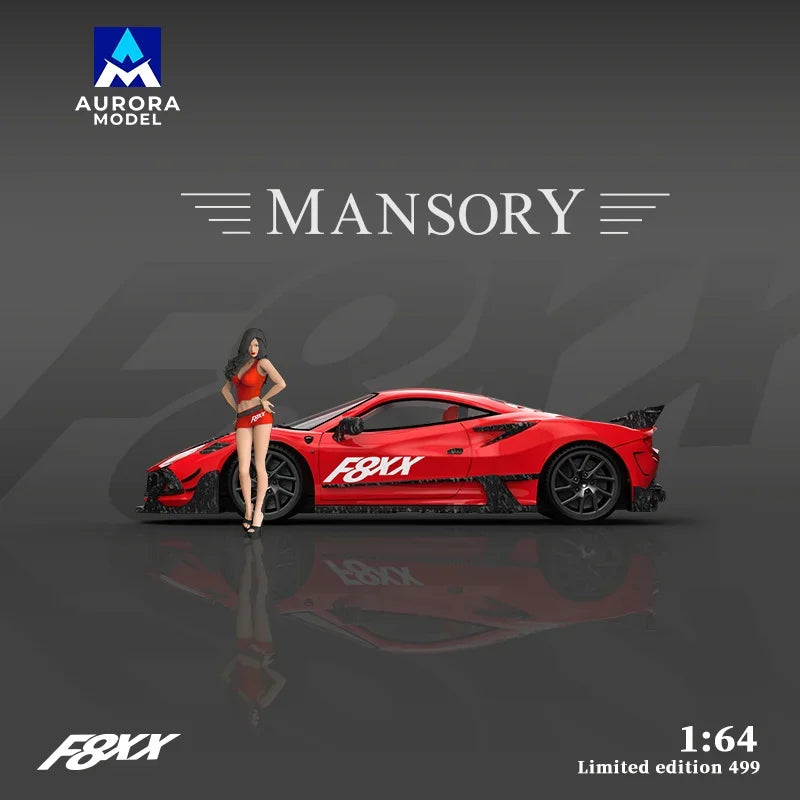 **Pre-Order** AuroraModel AM 1:64 Tributo Mansory F8XX Limited499 Diecast Model Car