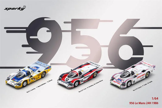 Sparky 1:64 Le Mans 24H 1986 Die-Cast Car Model Collection Miniature