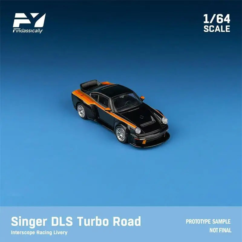[PreSale] Findclassically 1:64 Singer DLS Turbo Track / Road Black limited500 Diecast Model Car