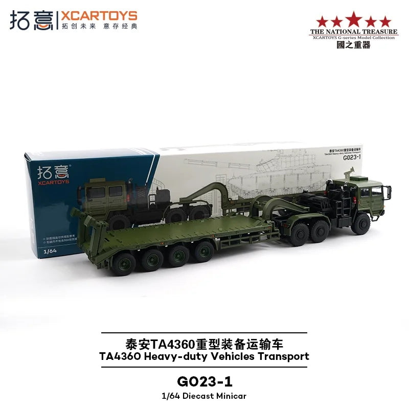 XCarToys 1:64 TA4360 Heavy Duty Vehicles Transport Diecast Model Car