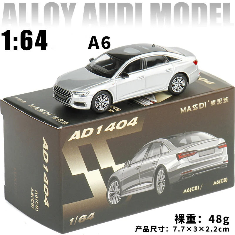 MASDI 1:64 A6C8 / RS6 Diecast Model Car