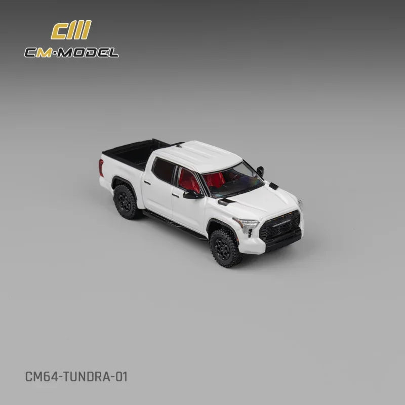 PreSale CM MODEL 1:64 Tundra Pickup White Collection Miniature DieCast Model Car