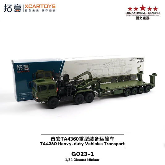 XCarToys 1:64 TA4360 Heavy Duty Vehicles Transport Diecast Model Car