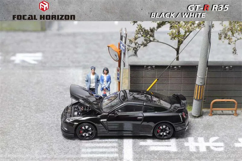 Focal Horizon FH 1:64 Skyline GT-R R35 limited699 Diecast Model Car