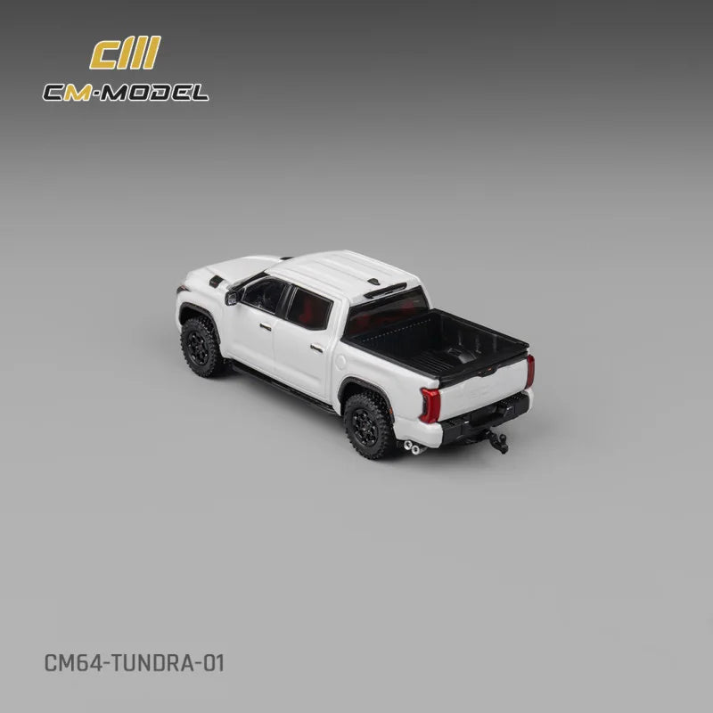 CM MODEL 1:64 Tundra Pickup White Collection Miniature DieCast Model Car