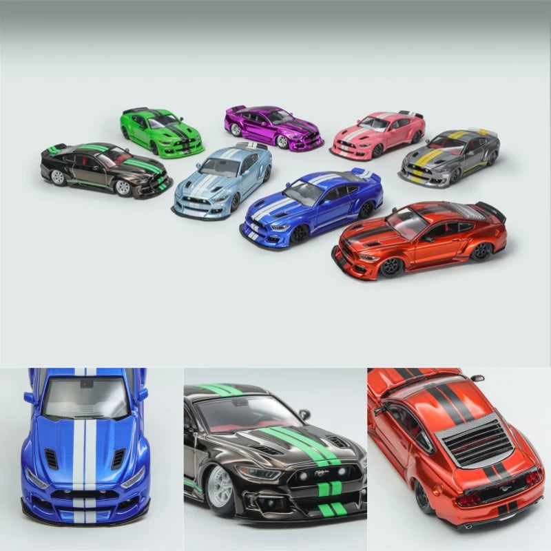 Liberty64 1:64 Mustang Gen.6 Clinched Flares Widebody Diecast Model Car