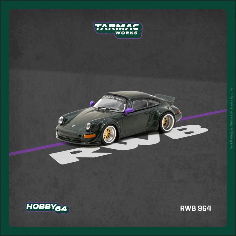 Tarmac Works TW 1:64 RWB964 CR-X 190E Fairlady Z Regera 488 GR86 Die-Cast Car Model Collection Miniature