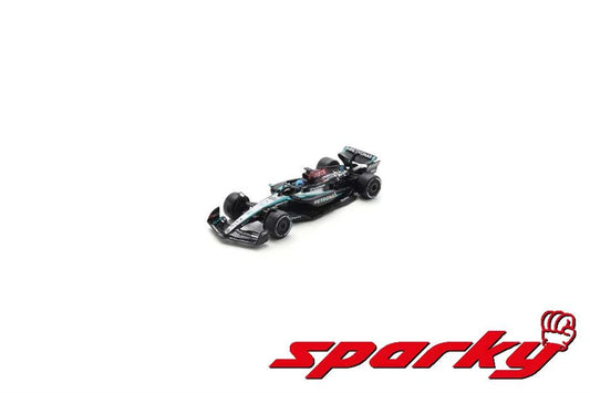Sparky 1:64 PETRONAS Formula One Team No.63 F1 W15 E Performance Winner Las Vegas GP 2024 George Russell Diecast Model Car