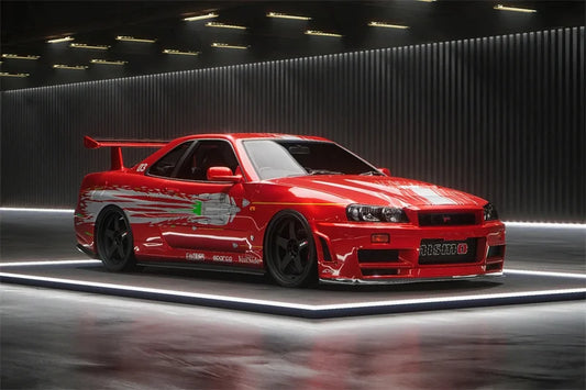 Fast Speed FS 1:64 Skyline GT-R Mk5 R34 Fast & Furious Diecast Model Car