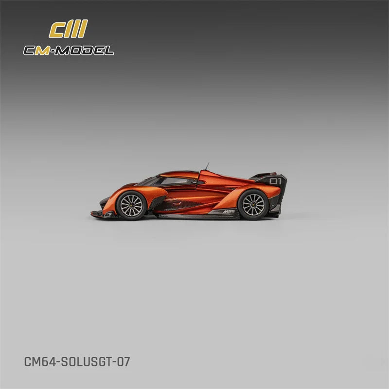 **Pre-Order** CM MODEL 1:64 SolusGT Metallic orange Diecast Model Car