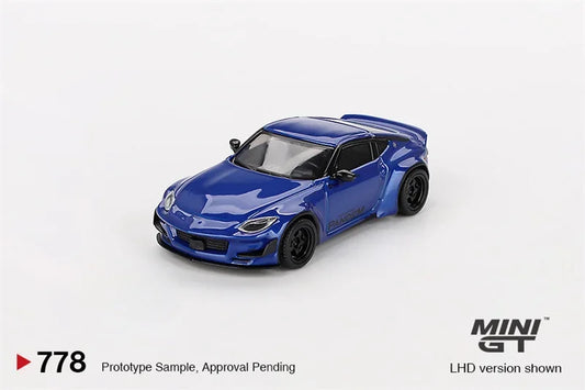 **Pre-Order** MINI GT 1:64 Z Pandem Seiran Blue LHD Diecast Model Car