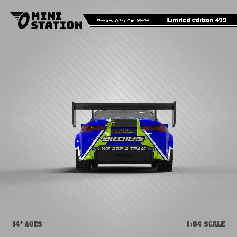 MINI STATION  1:64 M4 Rossi's Racing Diecast Model Car