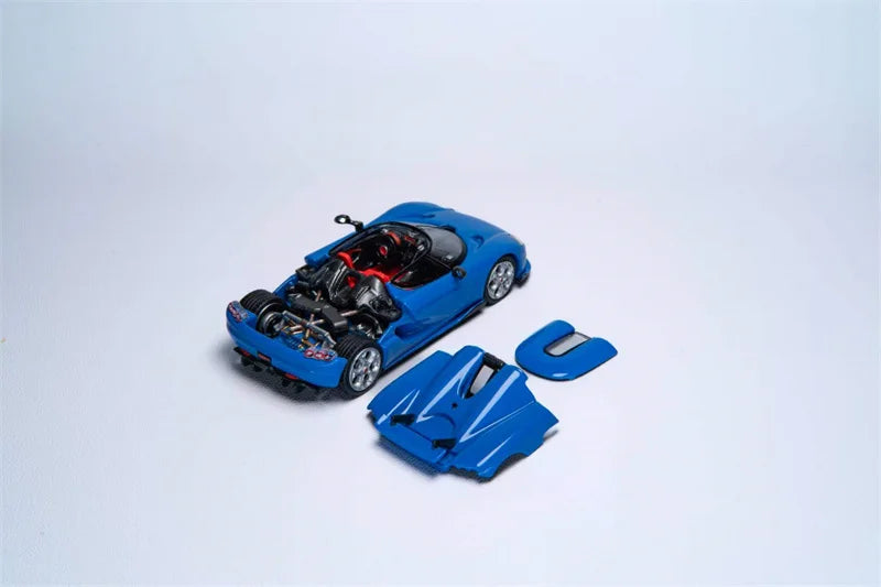 Rhino Model 1:64 CC850 Blue Limited499 Diecast Model Car